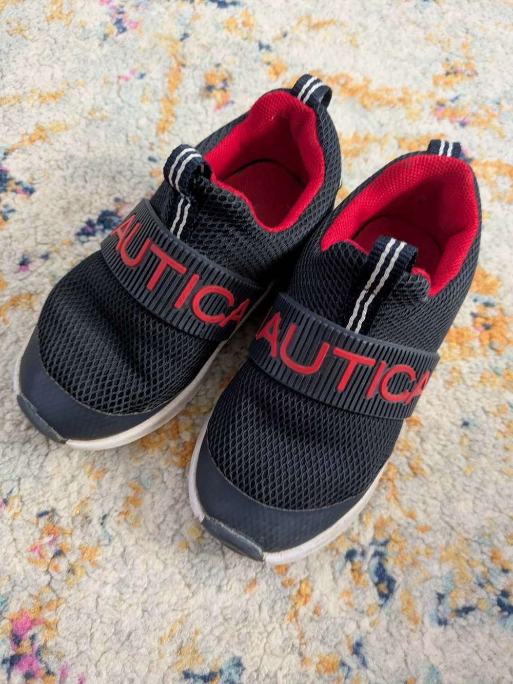 Nautica Kids Navy Slip-On Sneakers
